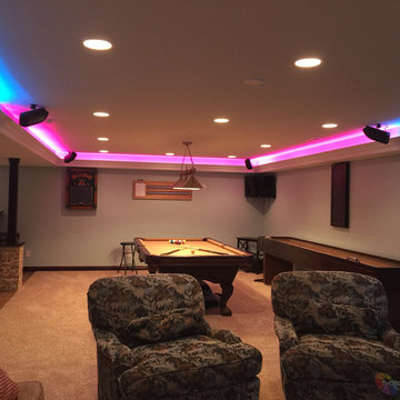 Man Cave Game Room LED Lighting
