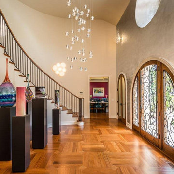 Custom Parquet Flooring Installation - Collaboration with Harrell Design + Build