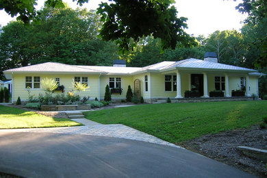 Inspiration for a timeless exterior home remodel in Grand Rapids