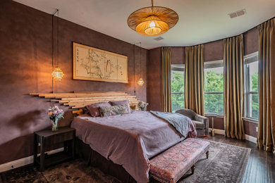 Bedroom - eclectic bedroom idea in Dallas