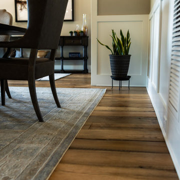 Original Face Skip Planed Reclaimed Oak Solid Plank Flooring