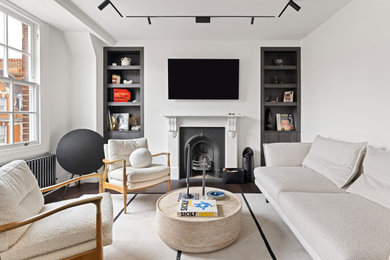 Contemporary living room in London.