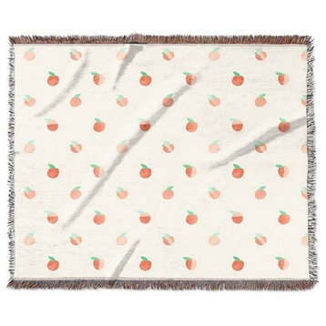"Georgia Peach" Woven Blanket 80"x60"