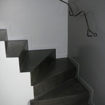 Rampe d'escalier en acier Paris