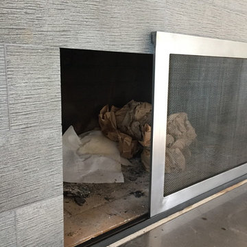 Fire place inserts and screens