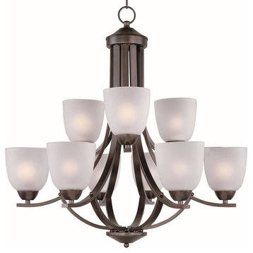 Maxim 11226FTOI 9-Light Chandelier Axis Oil Rubbed Bronze