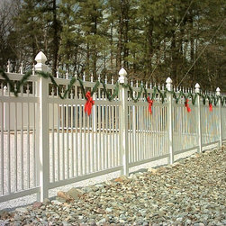 Aluminum White decorative fence - Home Fencing And Gates
