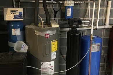 Acid Neutralizer & Pump Tank Installation with Whole House Filter in Boyertown