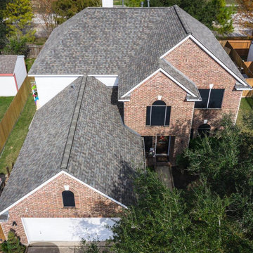 Roof Replacement- CertainTeed Landmark Max Def Shingles • Weathered Wood