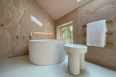 Modern bathroom in Manchester.