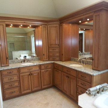 Tuscan inspired master bath