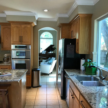BEFORE PHOTO: Roseville Modern Spanish Colonial Kitchen