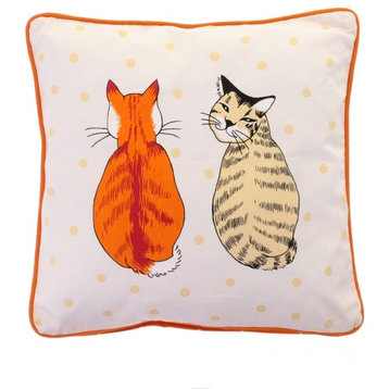 Cats In Waiting Cushion