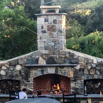 Outdoor Fireplaces and fire pits.