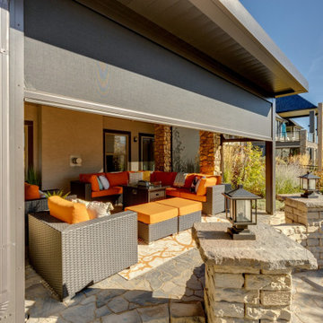 South Calgary Upper and Lower Deck StruXure Pergola Screen Room