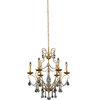 Elise Chandelier, Gold Patina, Small