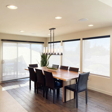 Bellevue Remodel | Motorized Screen Shades | Amazing Blinds by Armi