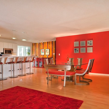 A bright, colorful North Dakota home