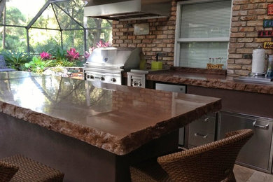 outdoor kitchens