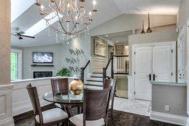 Example of a classic dining room design in Other