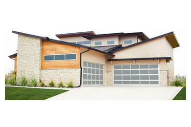 Example of an exterior home design in Other