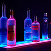 9" Wide Acrylic LED Illuminated Liquor Shelf and Display, Frosted Acrylic, 5'