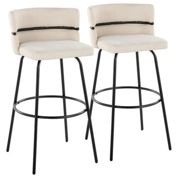 Cinch Claire 30" Fixed-Height Barstool, Set of 2