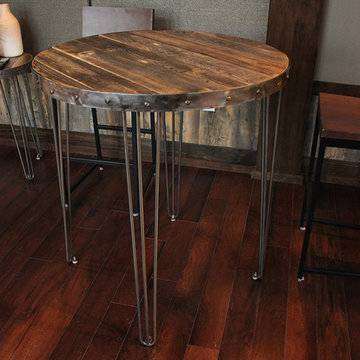 Reclaimed Wood Round Table