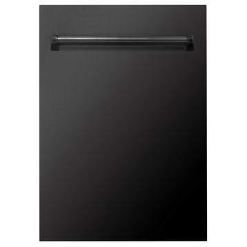 ZLINE 18" Tall Tub Dishwasher, Black Stainless Steel DWV-BS-18