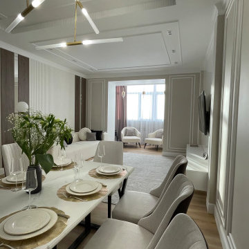 Интерьер квартиры 146м2 в Казахстане