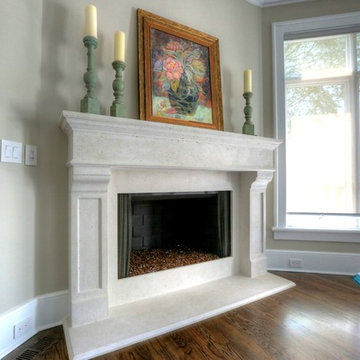 Stone Fireplace Mantels
