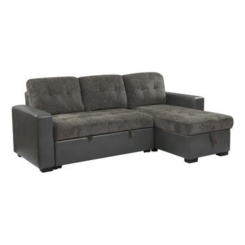 Fairhope 2pcs Sectional sofa, Brownish gray color