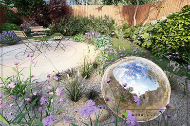 3D Garden Design Curved Lines in Hampshire
