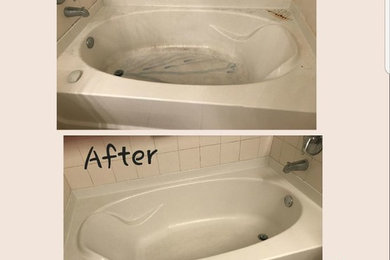 CLEANING BATHROOM