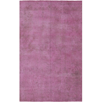 5' 9" X 9' 1" Persian Overdyed Hand-Knotted Rug - Q8485