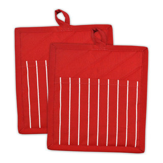 DII Barn Red Terry Potholder (Set of 3)