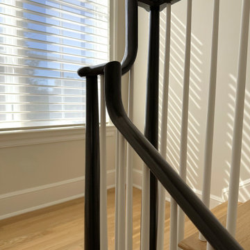 Project #142 | Transitional Staircase with Over-the-Post Balustrade