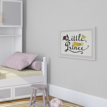 "Little Prince" Framed Painting Print