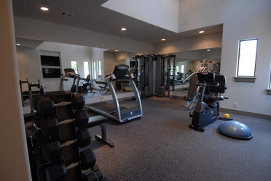 Photo of a home gym in Houston.
