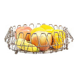 Mira (Bowl) - Wire Flex Bowl 10", Mira - Fruit Bowls And Baskets
