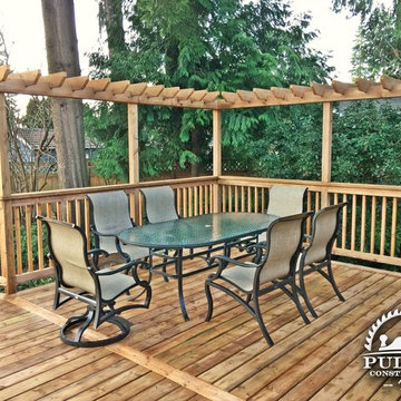 Raised Wooden Deck