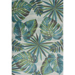 KAS - KAS Stella 6253 Teal/Green Nassau Area Rug, 3'3"x4'11" - Beautiful florals, leaves and trendy transitional watercolor rugs best describe our machine woven Stella Collection. These rugs were made to look great in each and every home. With an easy color palette and beautiful designs Stella makes decorate a breeze. Made in Turkey with a 1/2" pile height of 100% Polypropelene.
