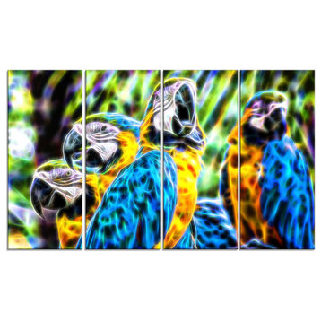 "Parrot Party" Canvas Painting