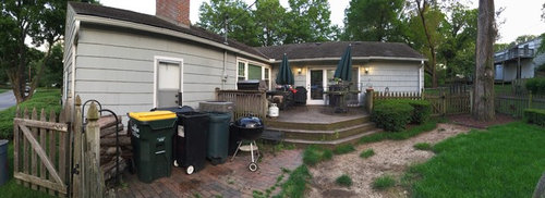 Replacing Deck With Stamped Concrete Outdoor Design Landscaping Help Replacing Deck With Stamped Concrete