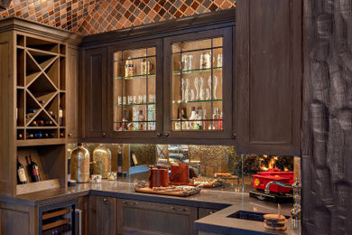 Home bar - home bar idea in Phoenix