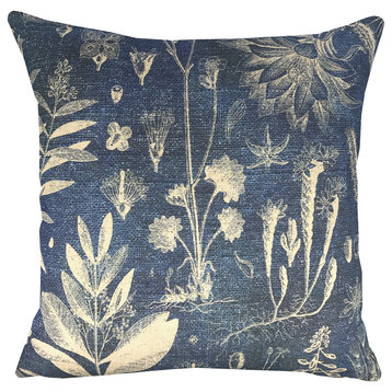 Botanical Indigo Pillow