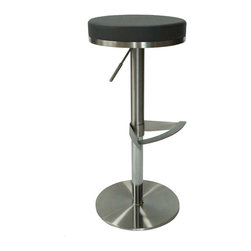 Victor Swivel Hydraulic Stool | Grey - Bar Stools And Counter Stools