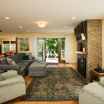 Enlarging the home by Infusing it with a Two Story Addition in Arlington VA