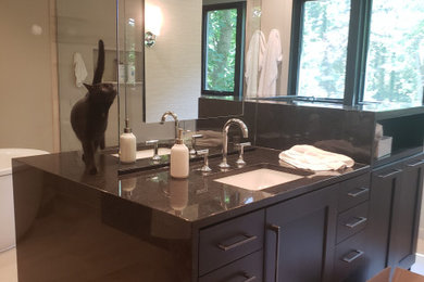 Example of a minimalist bathroom design in Other