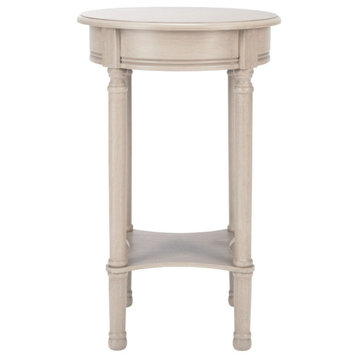 Ainsley Round Accent Table Greige